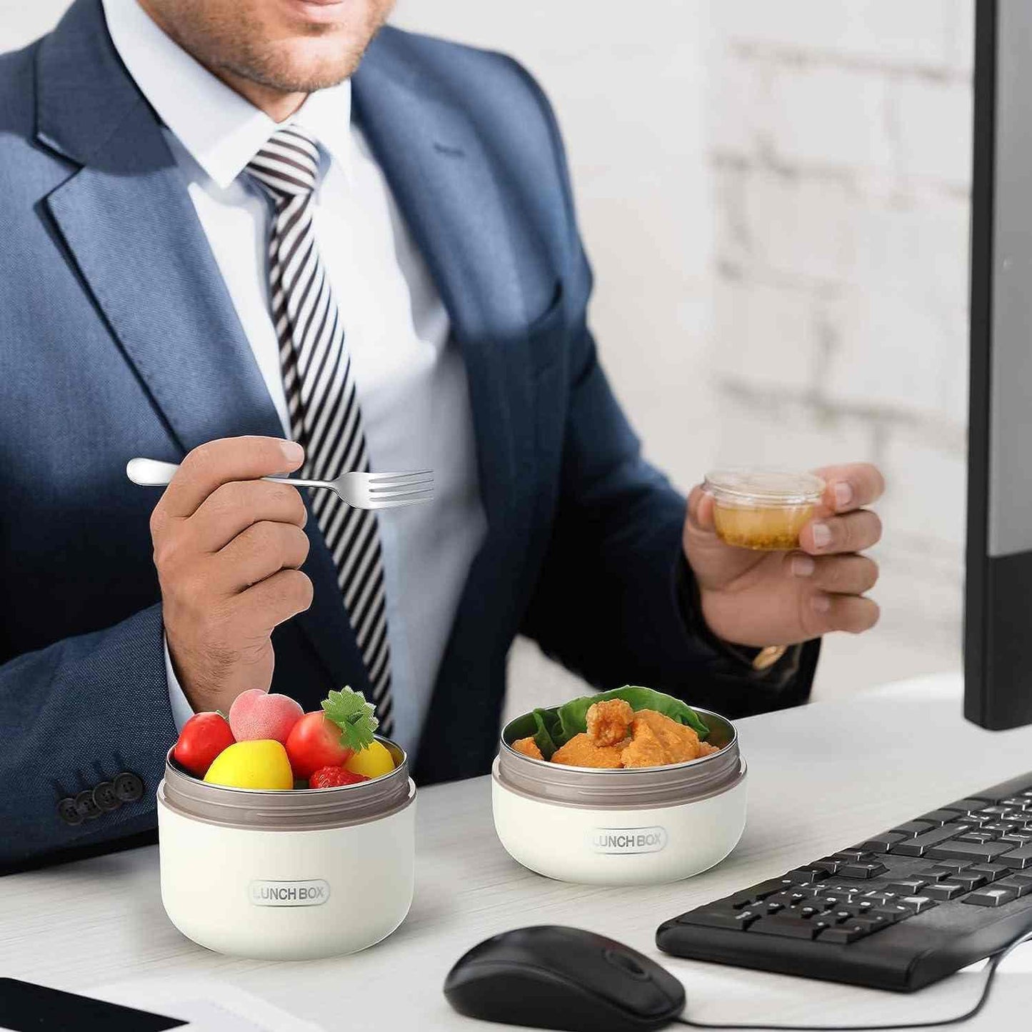 HotServ Pro Lunch Case 24x Insulated Tiffin Complete Set - Select13