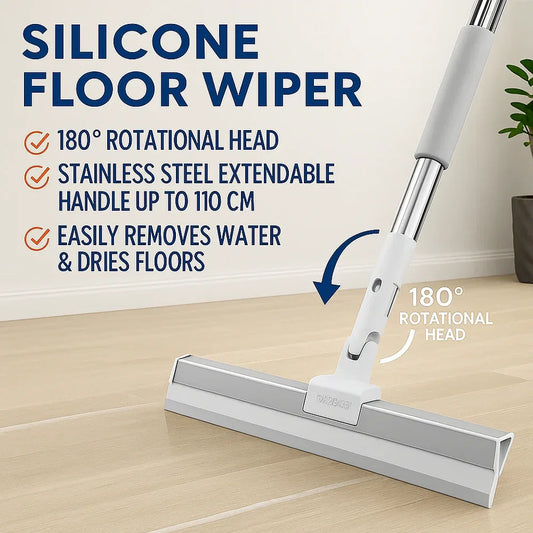 All IN 1 MOP Wiper & Broom| Adjustable & 180° Rotating - Select13