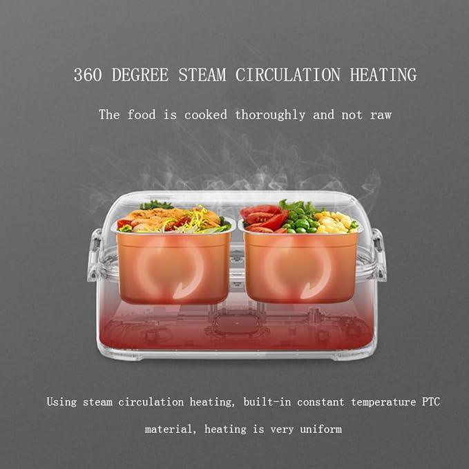 2 IN 1 NICEE Electric Lunch Box with Heating Food Technology - Select13