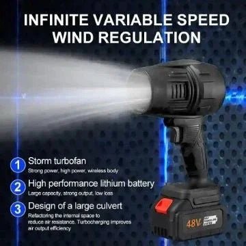 4 IN 1 Cordless Powerful MultiUse Turbo Jet Air Blower - Select13