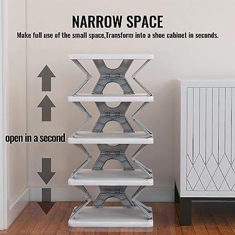 New StepVault™ Smart Foldable 5 Layer Shoe Rack