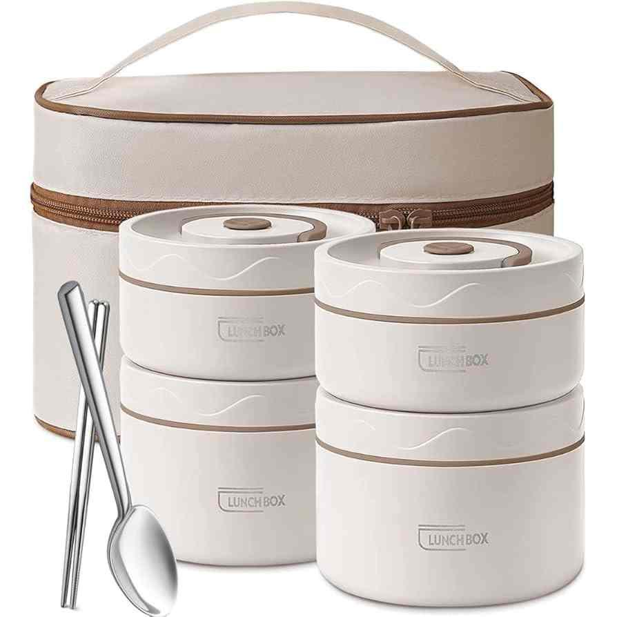HotServ Pro Lunch Case 24x Insulated Tiffin Complete Set - Select13