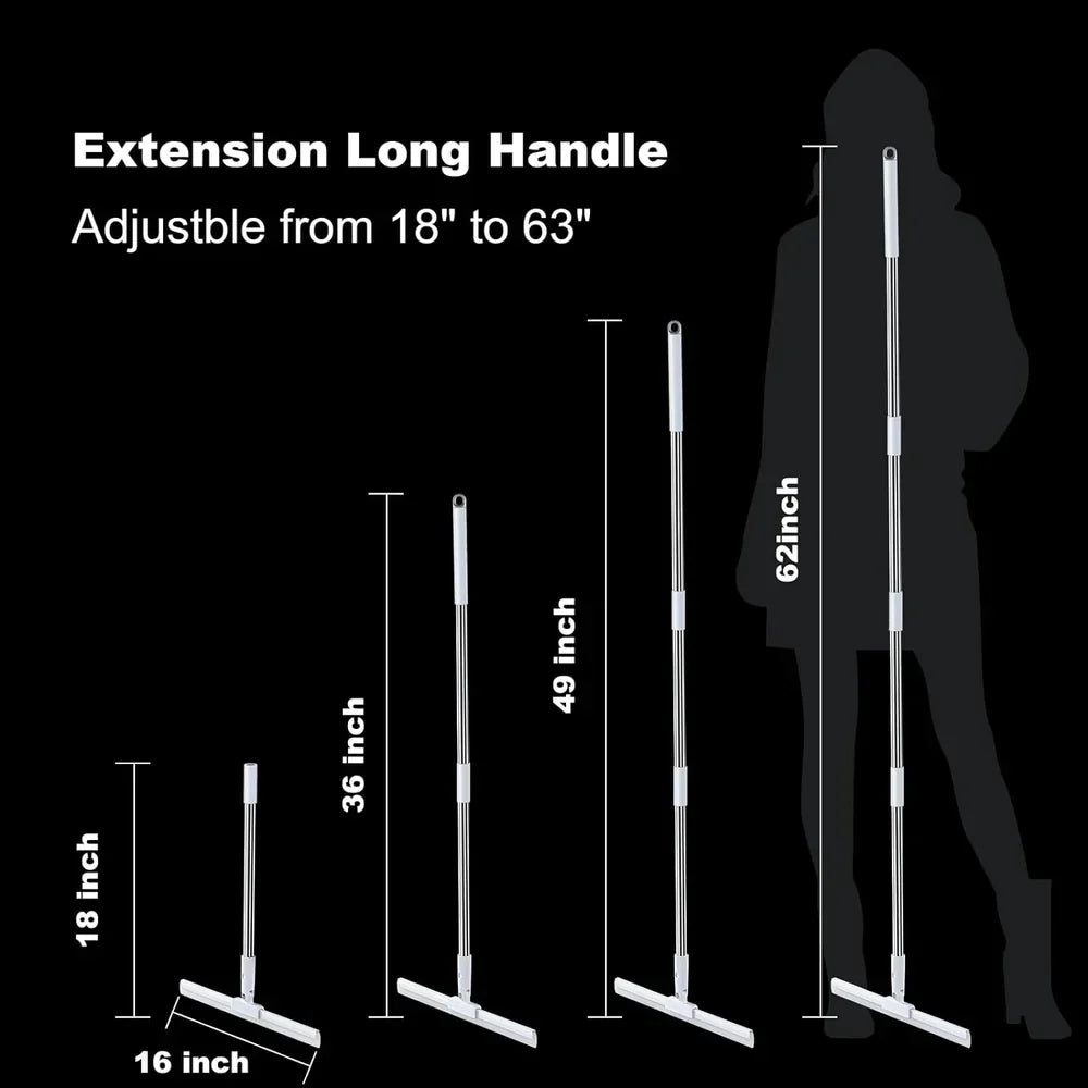 All IN 1 MOP Wiper & Broom| Adjustable & 180° Rotating - Select13