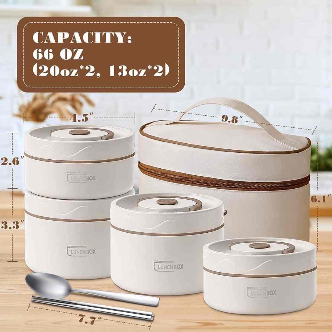 HotServ Pro Lunch Case 24x Insulated Tiffin Complete Set - Select13