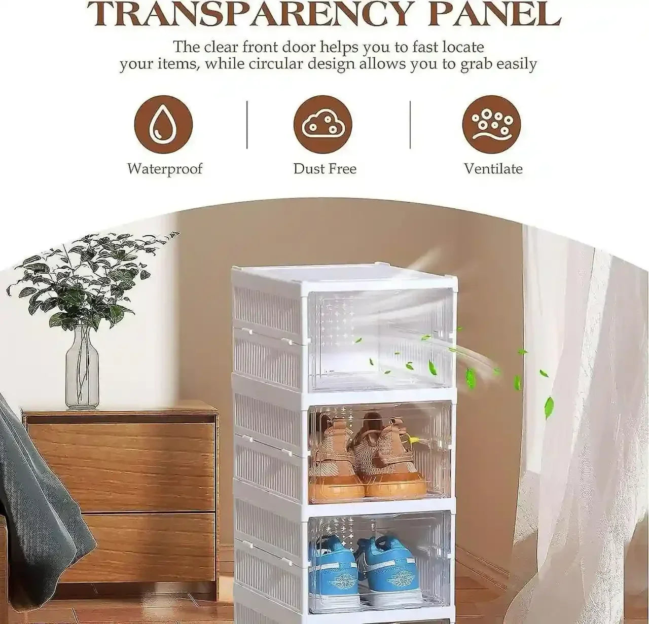 StepIN™ Smart Foldable Compact 4 Layer Shoe Rack - Select13