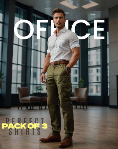 Smart-Casuals |  Men's Premium Shirts - Pack of 3