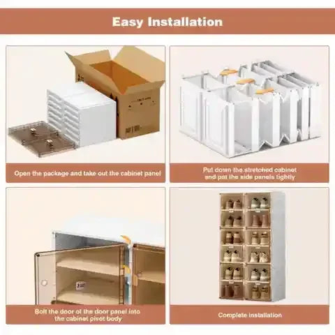 StepIN™ Smart Foldable Compact 4 Layer Shoe Rack - Select13