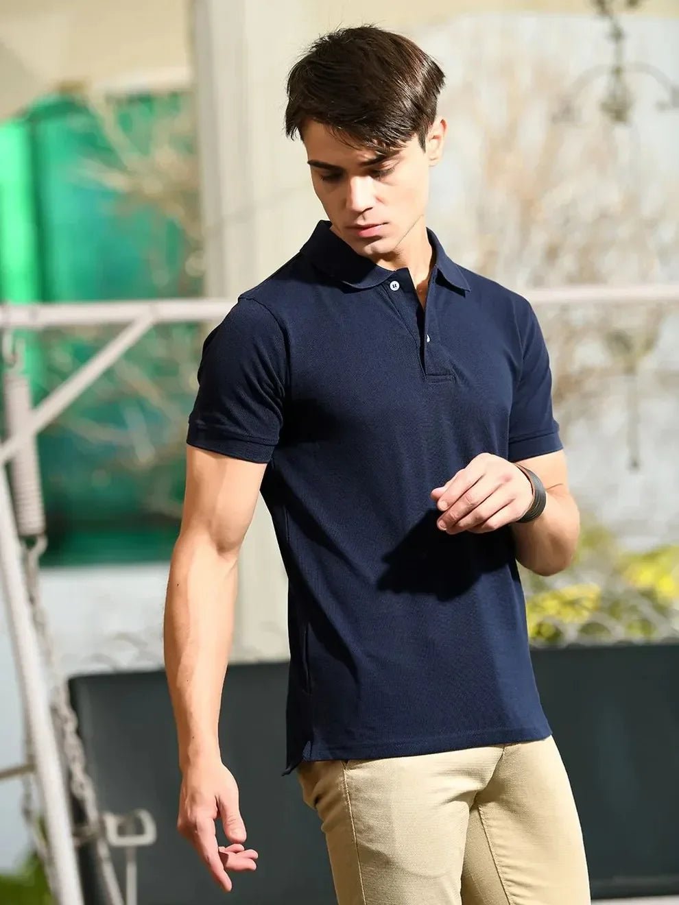 StarLoom™ Men's Cotton Matrix Polo T-shirts -Pack of 3 - Select13