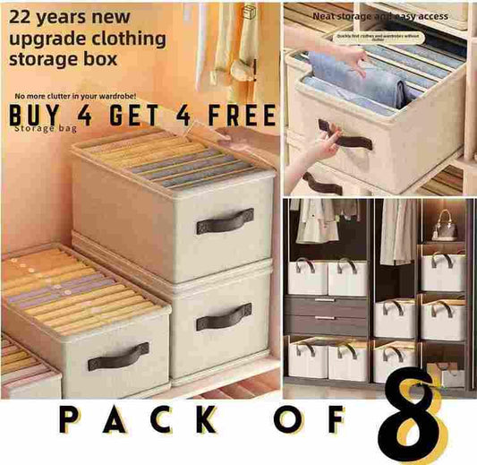 TrendyCloset™ Premium Shirt & Garment Closet Organiser (SET OF 8) - Select13